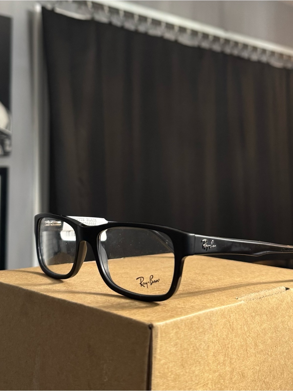 RAY-BAN RB5268 5119 BLACK  FULL RIM UNISEX EYEGLASSES 50-18-150 - Picture 6 of 7